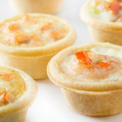 Mini Quiches Smoked Salmon, Shrimp (12 in pack)