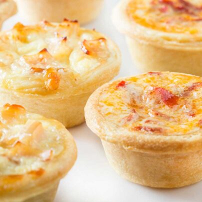 Mini Quiches Smoked Beef, Smoked Turkey (12 in pack)